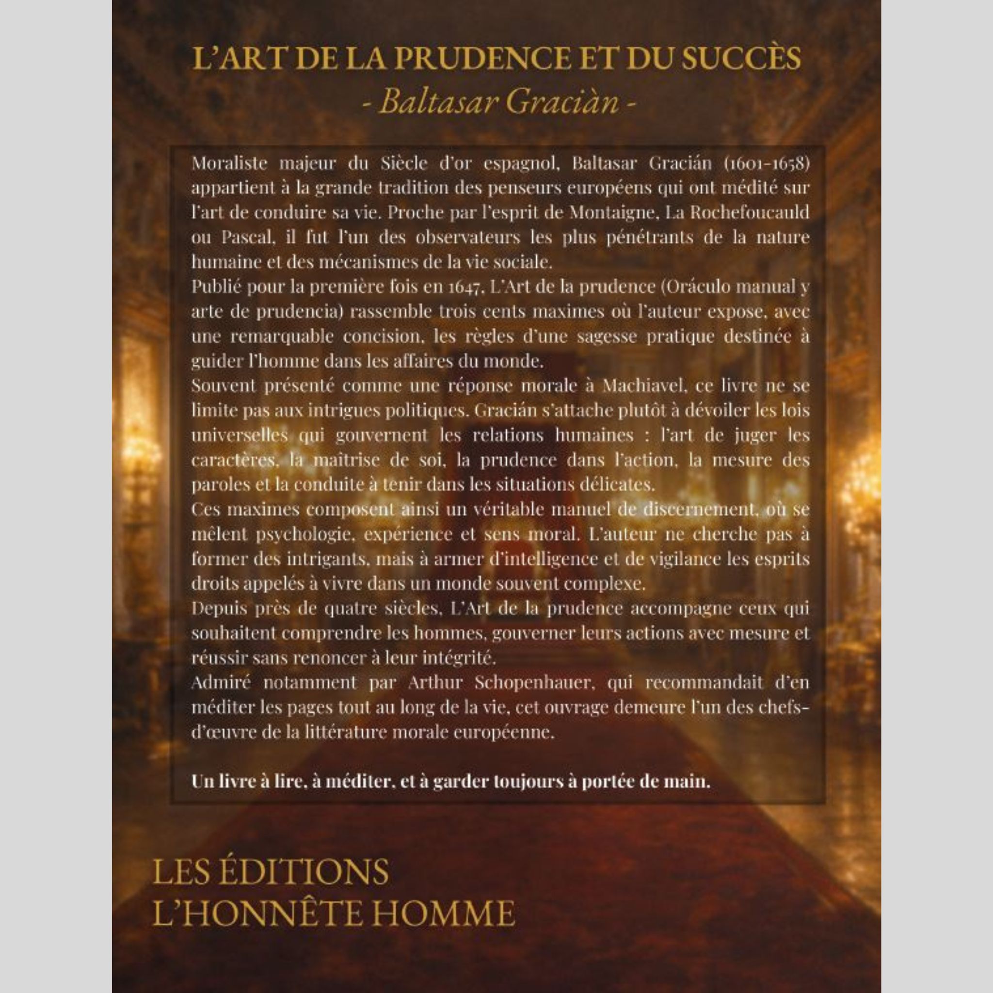 l'art de la prudence